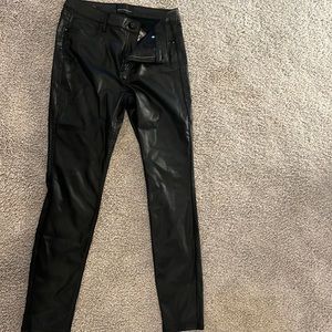 White House Black Market HR coated Skinny pants.